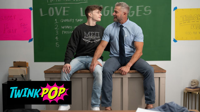 The Professor Ends Up Riding His Cock After Catching Him Stroking In Class