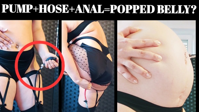 Sexy Dance Gone Wild Belly Inflation Pornstar Expands Beyond Limits