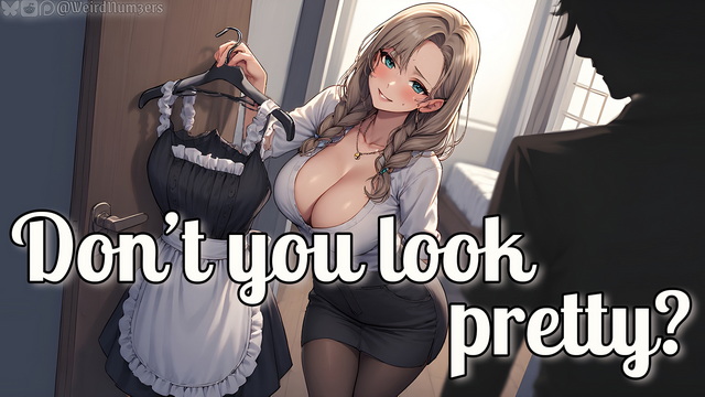Futanari Dresses Up Her Younger Boyfriend NSFW Audio Rp F4M
