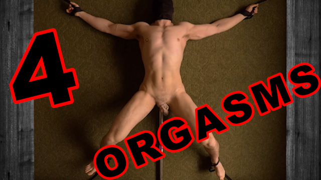 Fucking Machine Prostate Milking 4 Orgasms Hands-Free Restrained Femdom