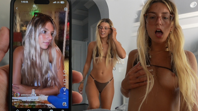 He Creampied Me After I Caught My Stepbro Watching My Tik Toks