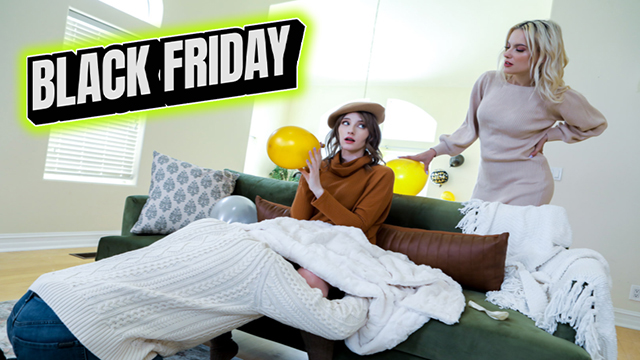 I Licked My Attractive Stepdaughter's Pussy Next To Her Black Friday Movie And My Wife Didn't Even Notice