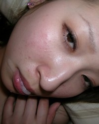 Cute asian ex-gf sucking and gets banged hard by her ex boiyfriend photo