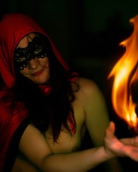 a beautifully erotic Christmas photo