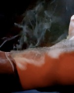 My hairy and cloudy chest and bulge 
