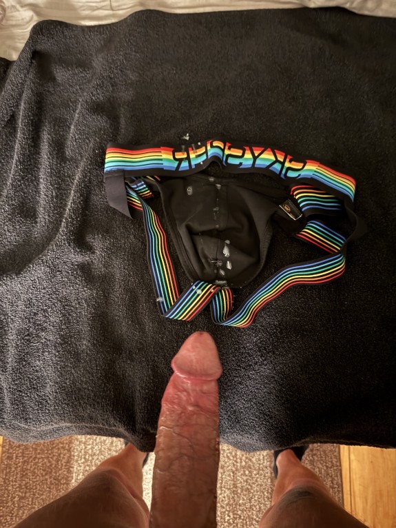 Taking orders for cum filled briefs 😈🐷 photo