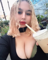 Morning coffee girl photo