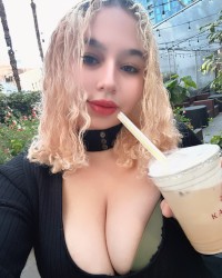 Morning coffee girl photo