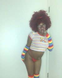 Clown slut bitch photo