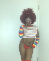 Clown slut bitch photo