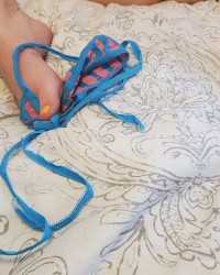 Pink and Blue Bikini photo