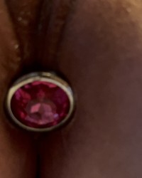 Bondage with butplug photo