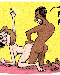 Cartoon Hotwife and Cuckold photo