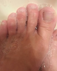 Toe SWAG. This little piggy had roast beef... photo