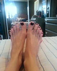 Toe SWAG. This little piggy had roast beef... photo