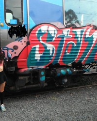 Always Staytrue the slut that rides the rails of Melbourne photo
