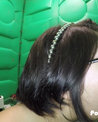 Porta Gloryhole Teen swallows cum at grocery store photo