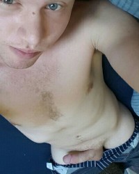 Just me and my cock photo
