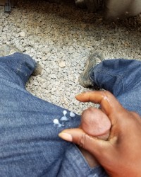 Gripping wood. photo