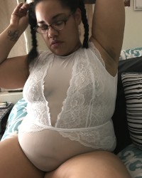 Thick in White Lace photo
