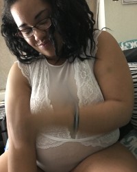 Thick in White Lace photo
