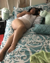 Thick in White Lace photo