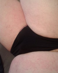 Gf made me be her bitch and wear panties and tuck my dick photo