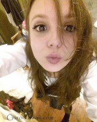 Hot girl in school uniform. So darn kawaii! photo