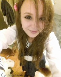 Hot girl in school uniform. So darn kawaii! photo