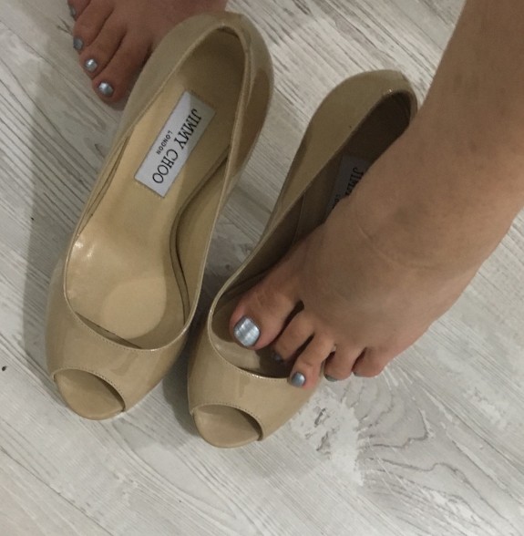 Feet & panty &stockings fetish