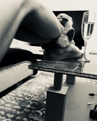 Feet & panty &stockings fetish photo