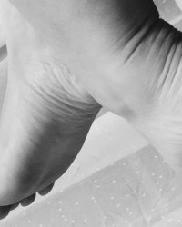 Feet & panty &stockings fetish photo