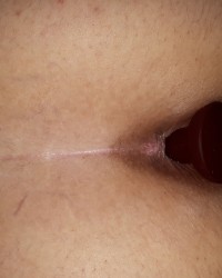 Morning fun playing with my Nintendo 2ds and butt plug!! photo