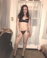 Black Lingerie Selfies photo