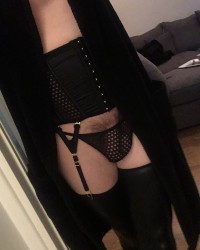 Hot corset femboy photo