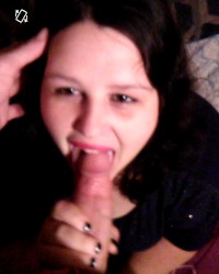 daddy good girl sucks cock photo