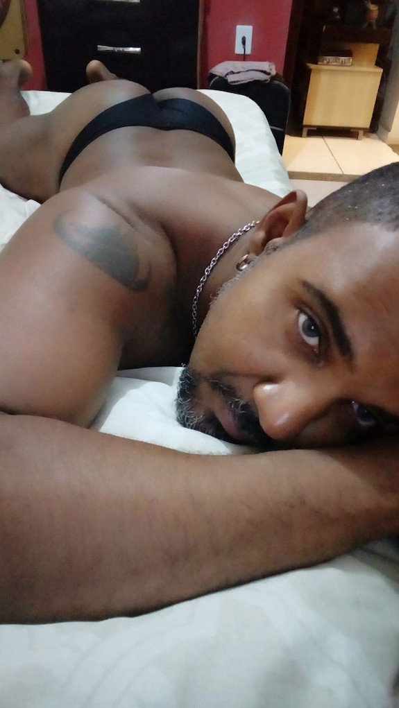 Eu de calcinha