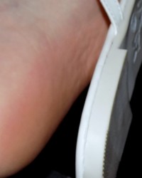 White Flip Flops photo