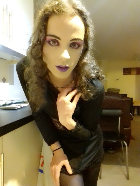 Crossdresser dress tryouts, and some ass