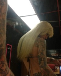 Thanx2those who donated I was able to buy new things4 work. Time work thanx photo