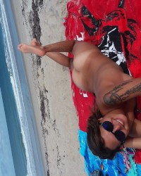 Nude beach photo