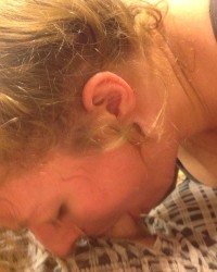 Paying attention to my mans cock tit fuck and blow job photo