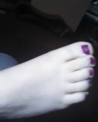 Loves her feet photo