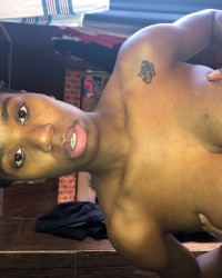 Sexy ebony chocolate photo