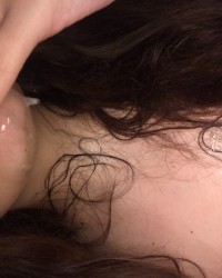 Cum on her face ❄️ photo