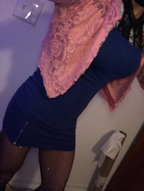 Playing dress up photo