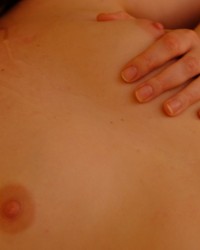 Chest covered in Cum photo