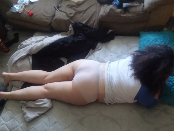 Cute BBW Teen With Curly Hair