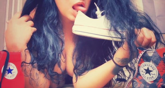 Sneaker Worship Pics