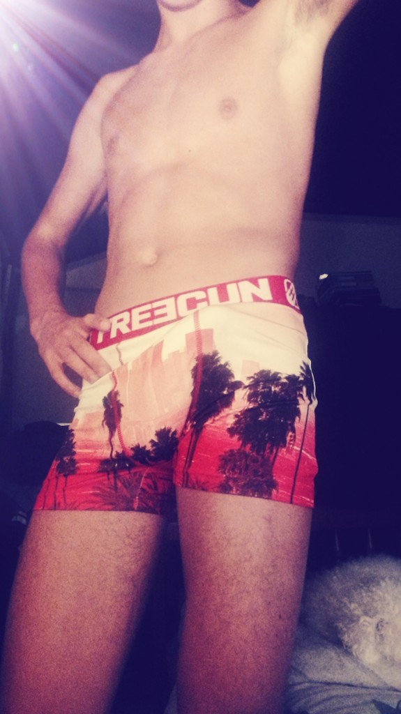 My first pictures in FREEGUN underwear